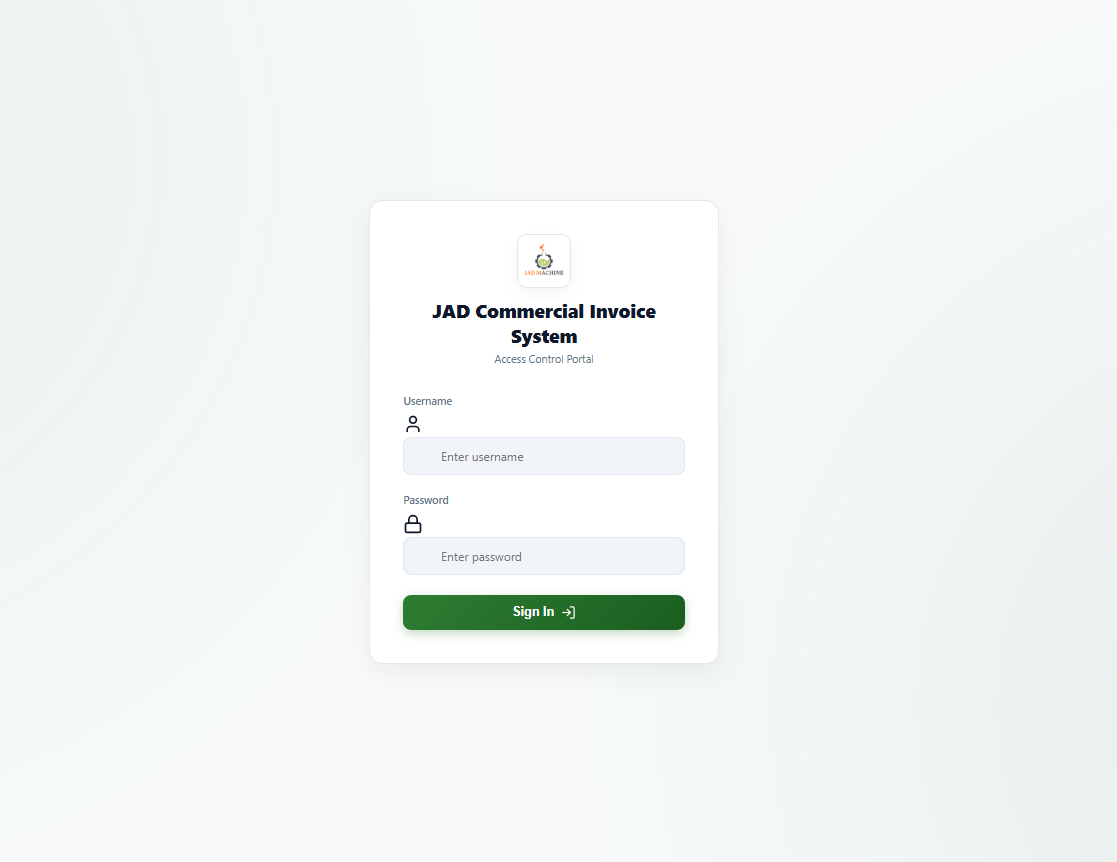 Commercial Invoices System image 2